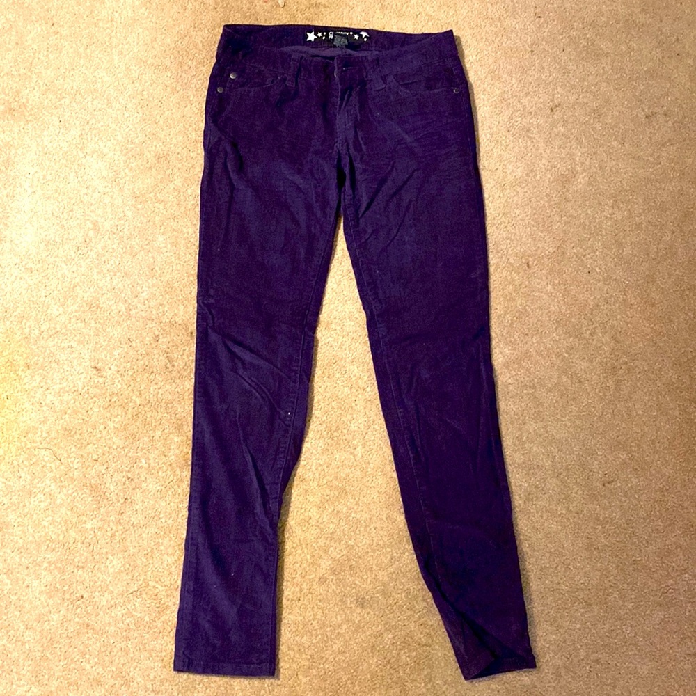 Celebrity Pink purple corduroy skinny jean - size 3